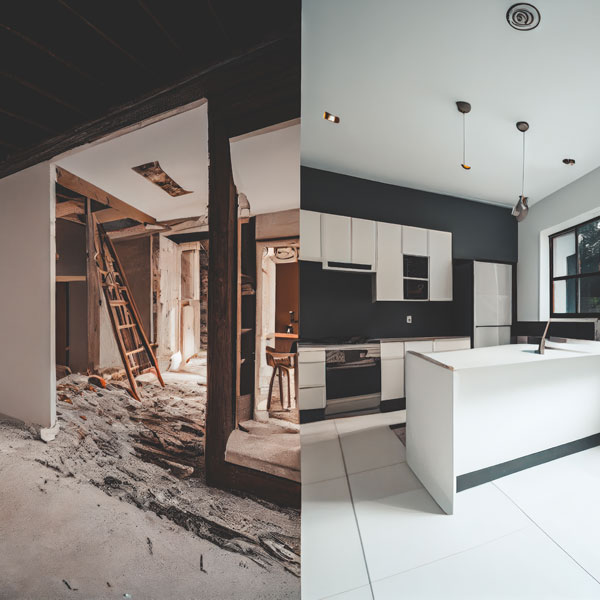 Rénovation maison avant / après