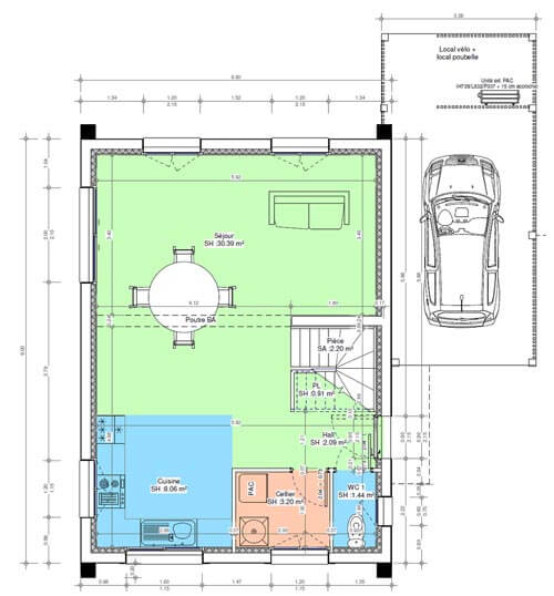 Rendu et plan de maisons sur-mesure à Amiens