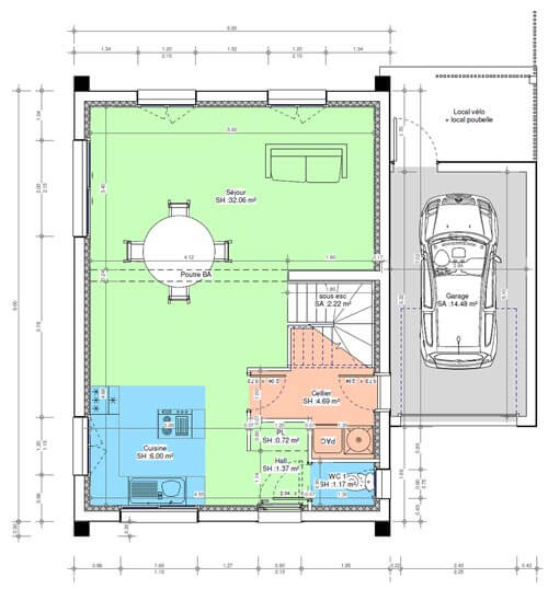 Rendu et plan de maisons sur-mesure à Amiens